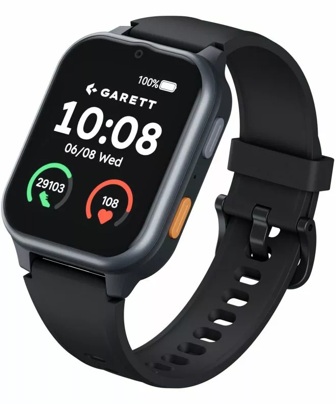 Garett Vita 4G Black unisex smartwatch 5904238487358