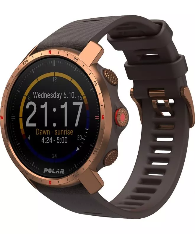 Polar Grit X Pro Copper Brown M/L Smartwatch 725882058702