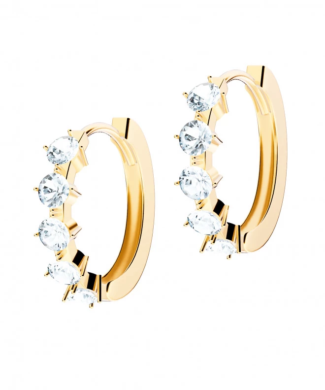 Bonore - Gold 585 - Cubic Zirconia earrings 144126