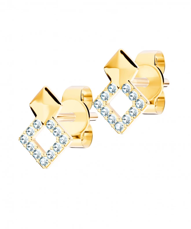 Bonore - Gold 585 - Cubic Zirconia earrings 137749
