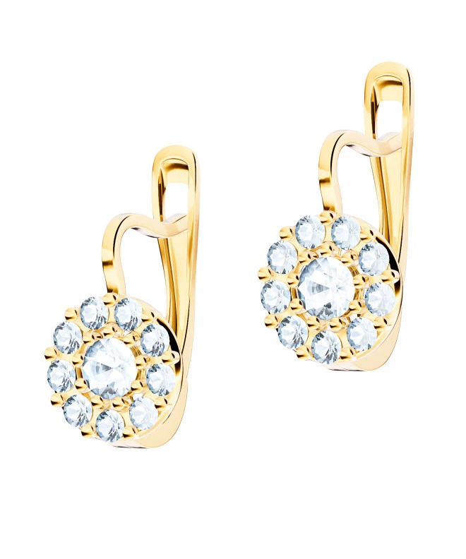 Bonore - Gold 585 - Cubic Zirconia earrings 145970