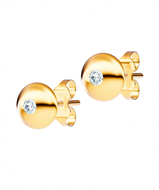 Bonore - Gold 585 - Cubic Zirconia earrings 145928