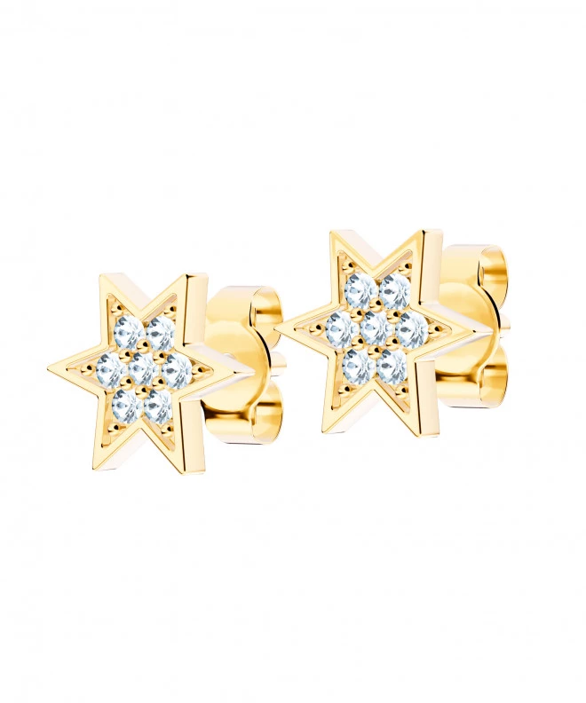 Bonore - Gold 585 - Cubic Zirconia earrings 143469
