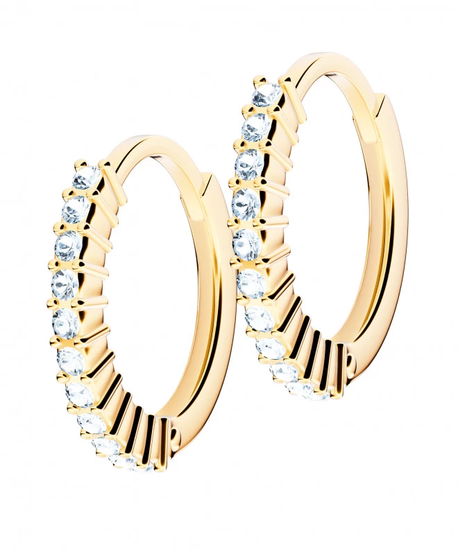 Bonore - Gold 585 - Cubic Zirconia earrings 144211
