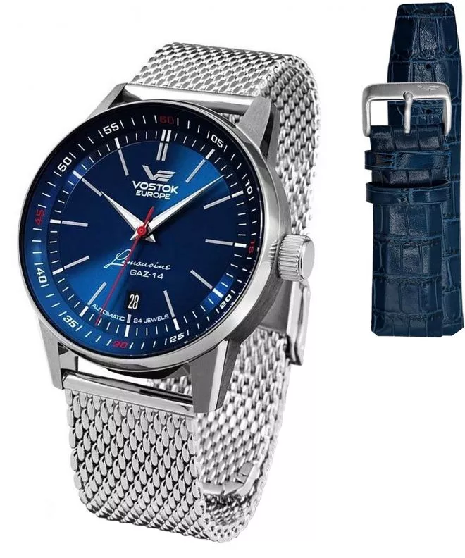 Vostok Europe Gaz-14 Limousine Automatic + Vostok strap gents watch NH35A-560A604-4432