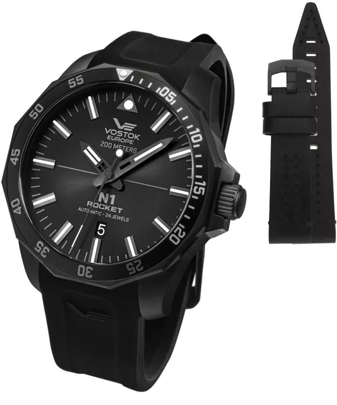Vostok Europe Rocket N1 Limited Edition + Vostok strap gents watch NH35A-225C617-39403