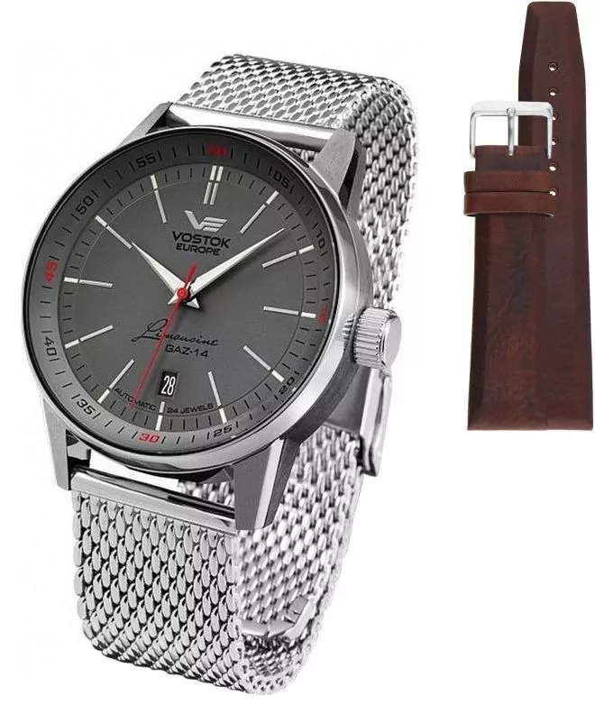Vostok Europe Gaz-14 Limousine Automatic + Vostok strap gents watch NH35A-560A605-4432