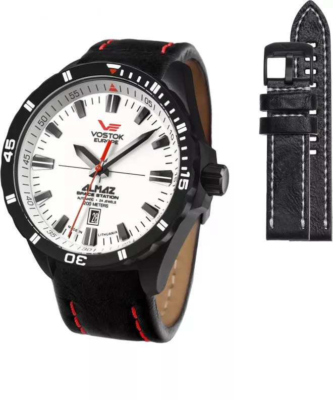 Vostok Europe Almaz Space Station Limited Edition + strap Vostok gents watch NH35A-320C680-2971