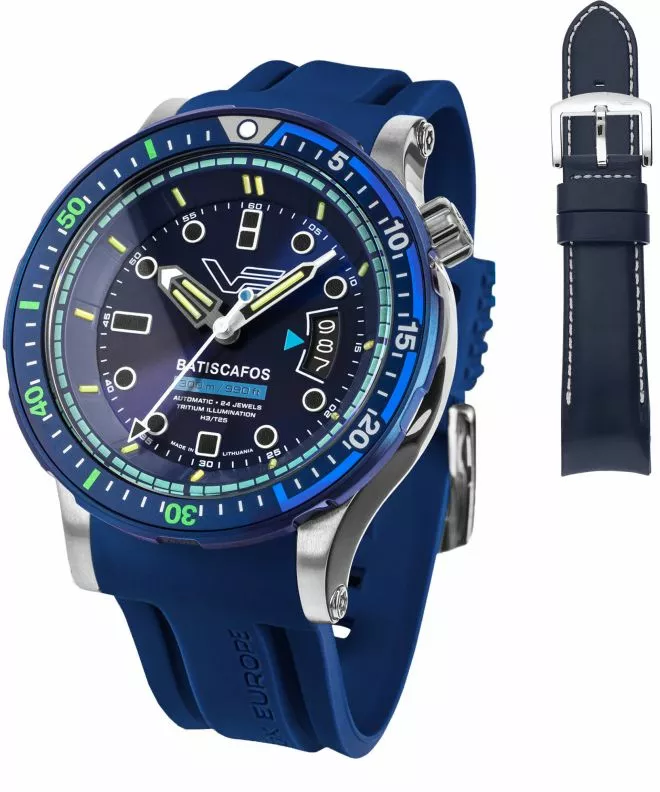 Vostok Europe Batiscafos SET + Vostok strap gents watch NH35A-511E768-66065