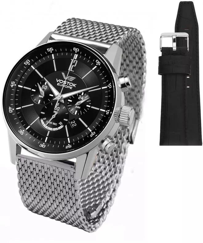 Vostok Europe Gaz-14 Limousine + Vostok strap gents watch OS22-5611297-3701