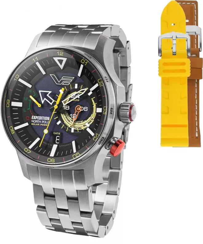 Vostok Europe Expedition North Pole Polar Day Limited Edition SET + 2 Vostok straps gents watch VS57-595A735-38321