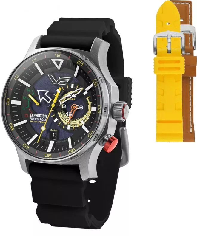 Vostok Europe Expedition North Pole Polar Day Limited Edition SET + 2 Vostok straps gents watch VS57-595A735-57117