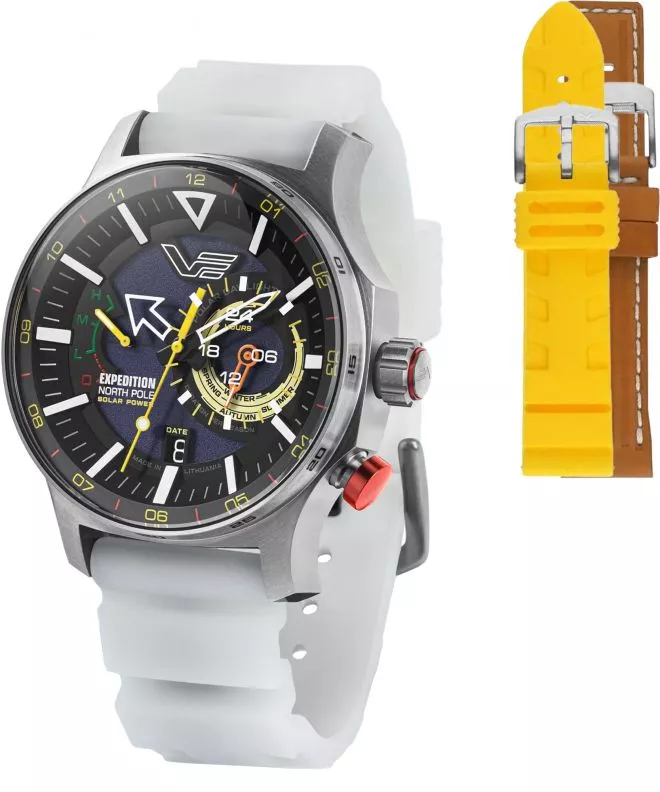 Vostok Europe Expedition North Pole Polar Day Limited Edition SET + 2 Vostok straps gents watch VS57-595A735-57131