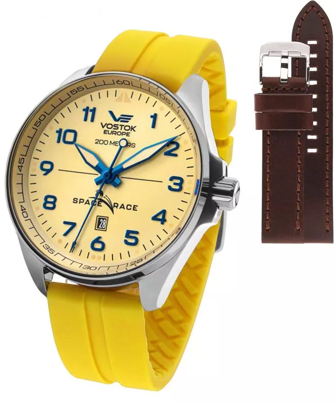 Vostok Europe Space Race Automatic Limited Edition + strap Vostok gents watch YN55-325A663-45343