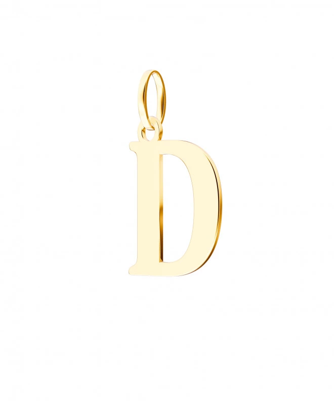 Bonore - Gold 585 - Letter D 24 mm pendant 143921