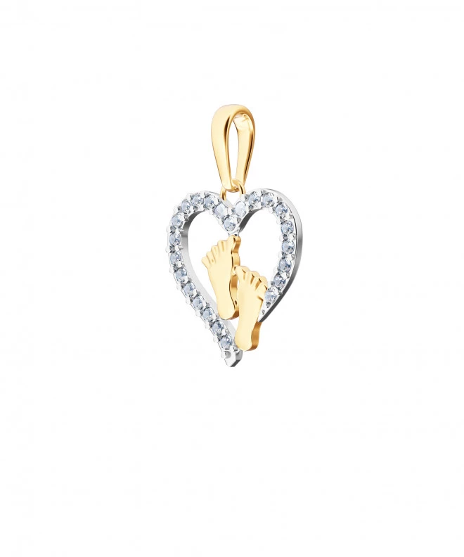 Bonore - Gold 585 - Cubic Zirconia pendant 145945