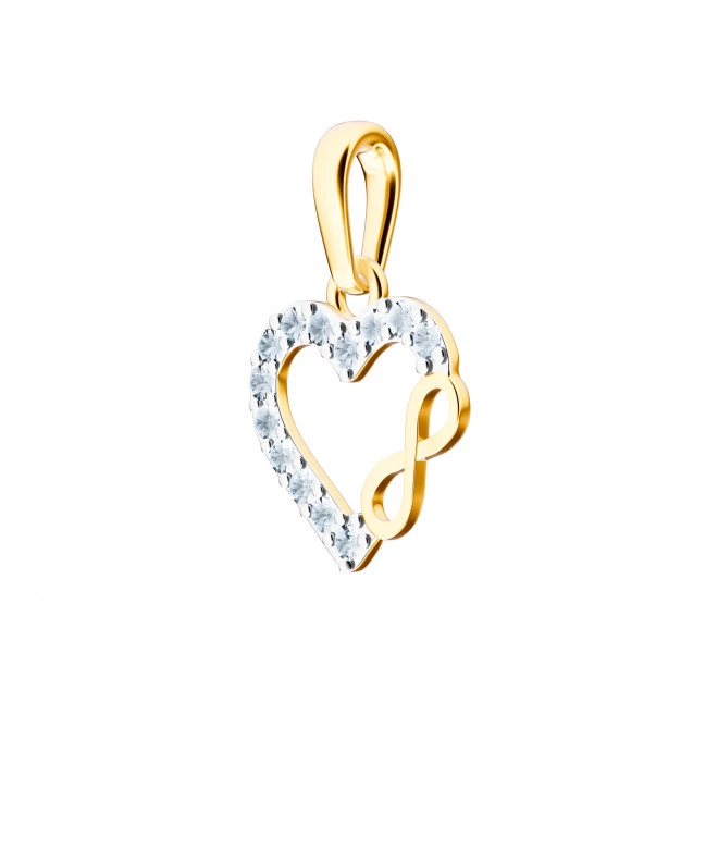Bonore - Gold 585 - Cubic Zirconia pendant 143917