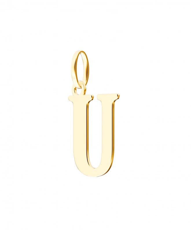 Bonore - Gold 585 - Letter U 24 mm pendant 143947