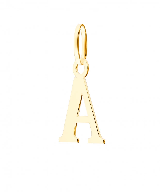 Bonore - Gold 585 - Letter A 17 Mm pendant 143860