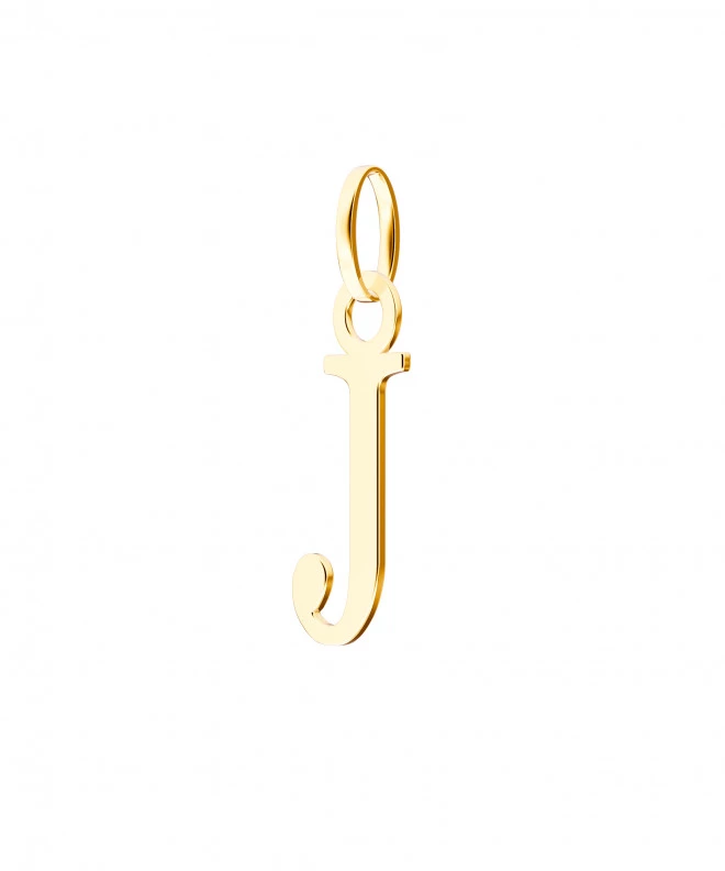 Bonore - Gold 585 - Letter J 17 mm pendant 143869