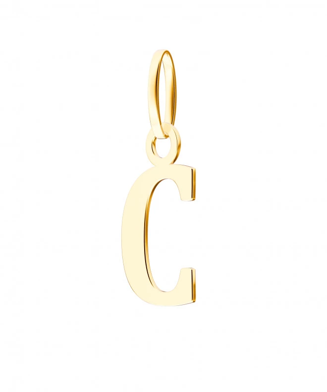 Bonore - Gold 585 - Letter C 17 mm pendant 143862