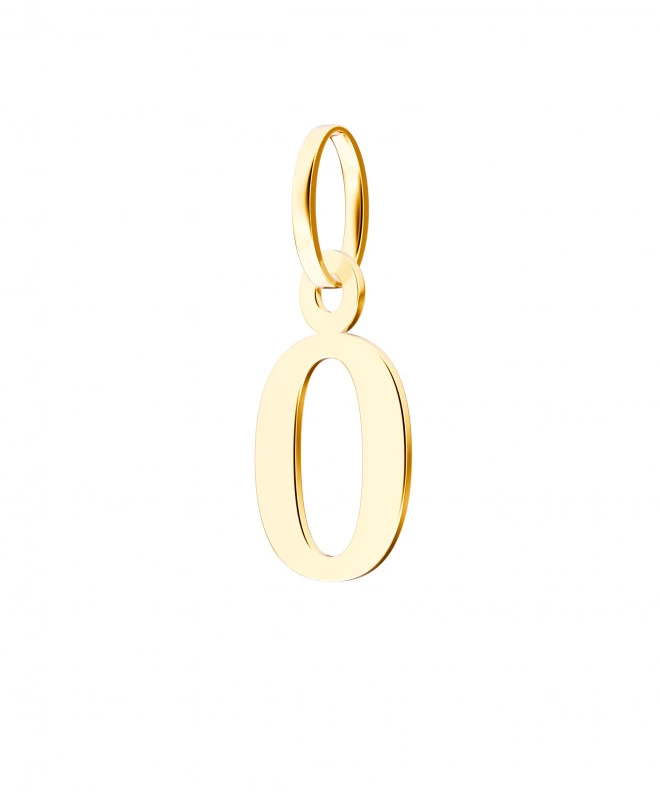 Bonore - Gold 585 - Letter O 17 mm pendant 143873
