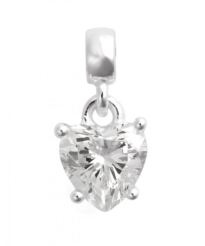 Daniel Wellington Heart White Crystal Charm pendant DW00401049