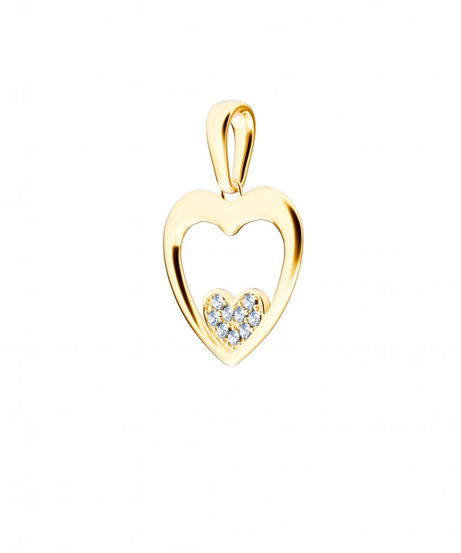 Bonore - Gold 585 - Cubic Zirconia pendant 143931