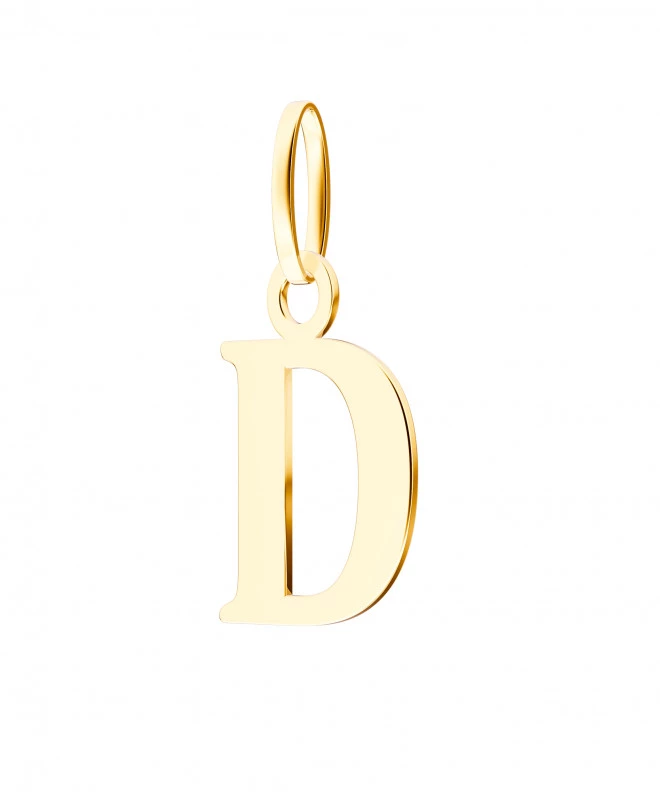 Bonore - Gold 585 - Letter D 17 mm pendant 143863