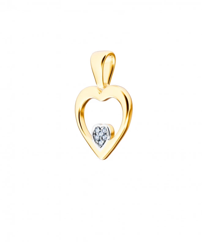 Bonore - Gold 585 - Cubic Zirconia pendant 144117