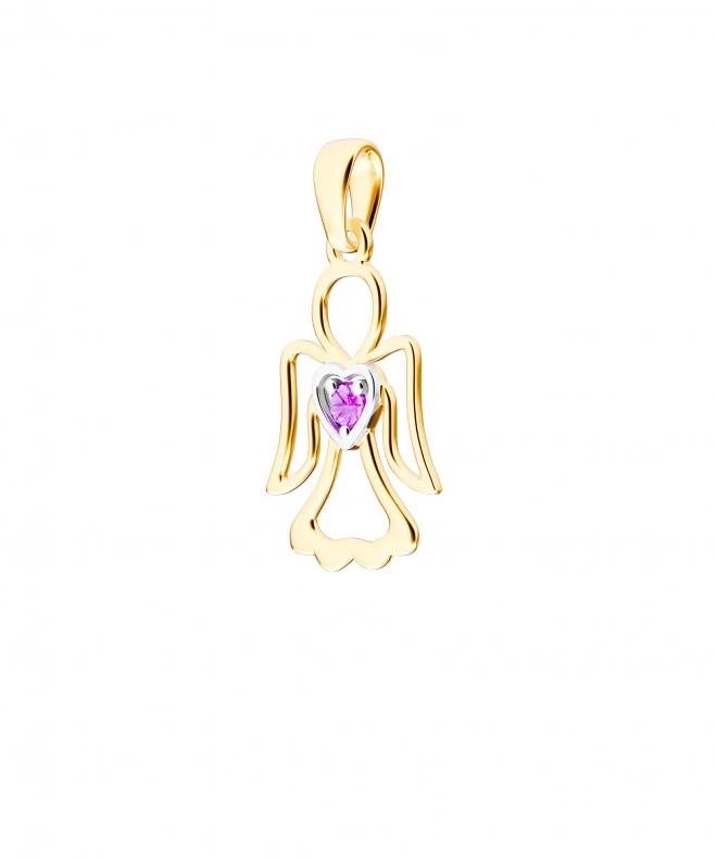 Bonore - Gold 585 - Cubic Zirconia pendant 143961