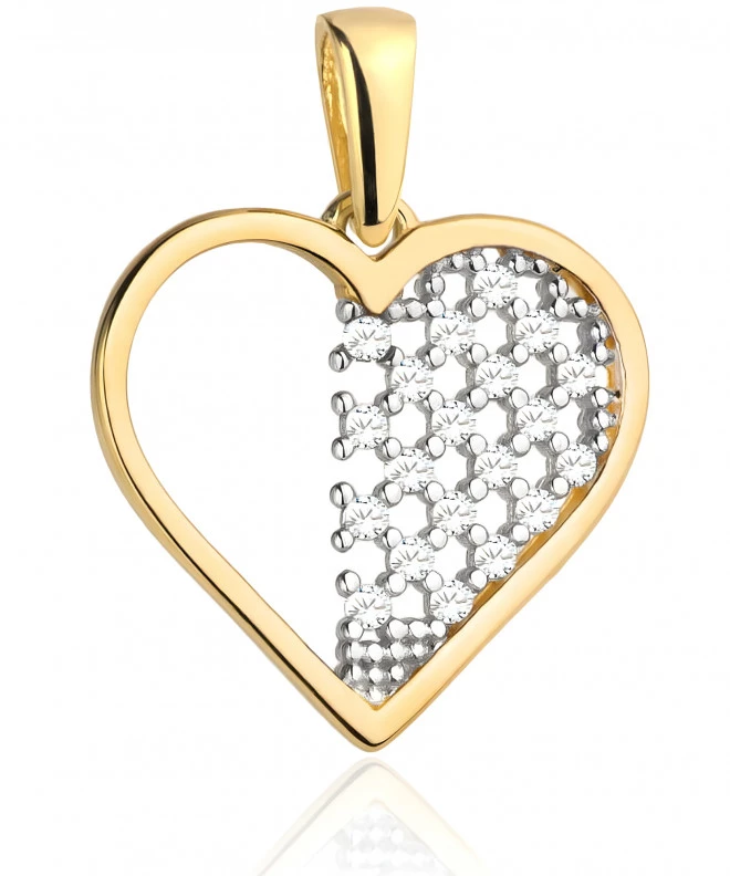 Bonore - Gold 585 - Cubic Zirconia pendant 144008