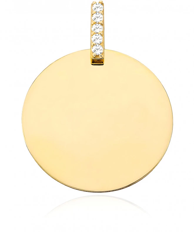 Bonore - Gold 585 - Cubic Zirconia pendant 138953