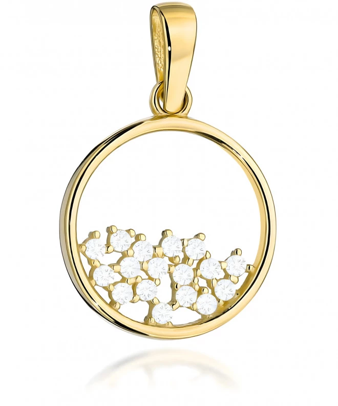 Bonore - Gold 585 - Cubic Zirconia pendant 144023
