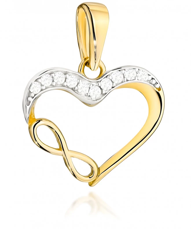 Bonore - Gold 585 - Cubic Zirconia pendant 145994