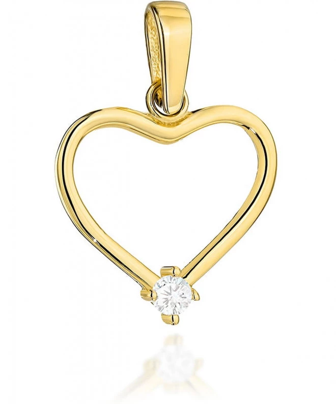 Bonore - Gold 585 - Cubic Zirconia pendant 181198