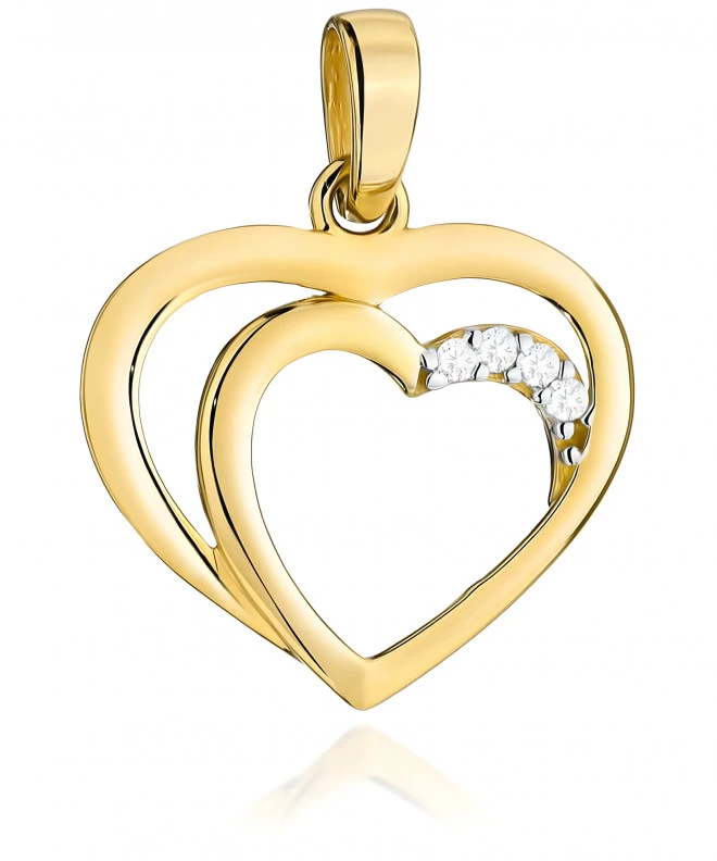 Bonore - Gold 585 - Cubic Zirconia pendant 144185