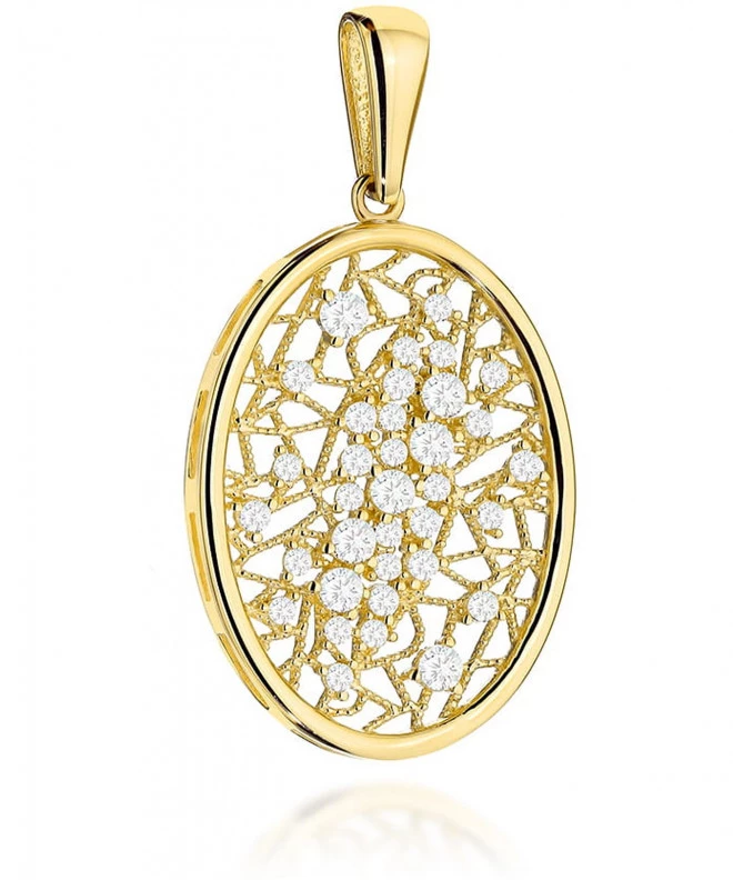 Bonore - Gold 585 - Cubic Zirconia pendant 188471