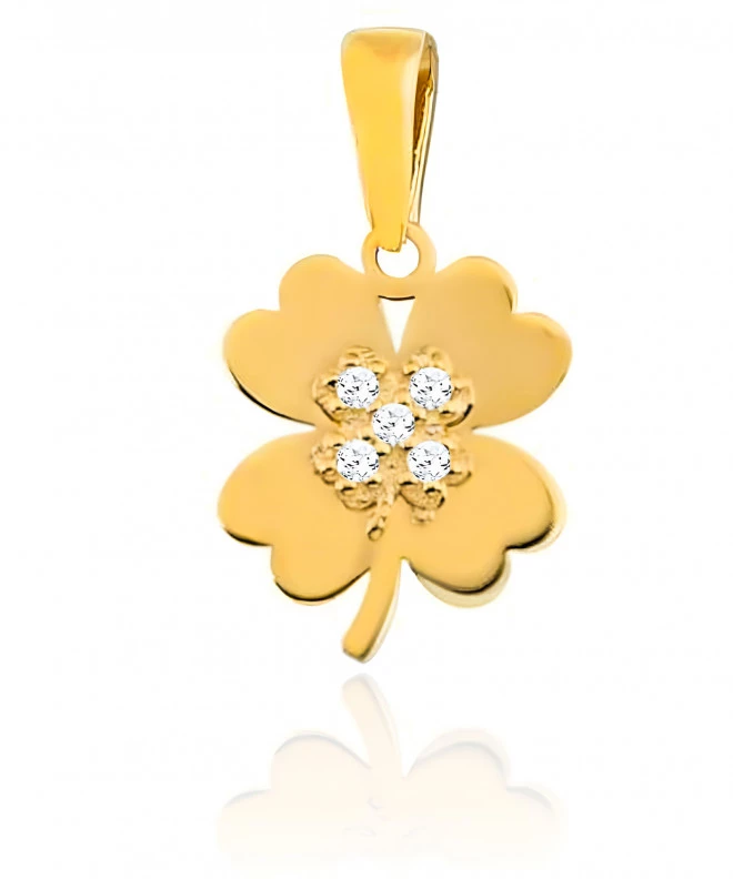 Bonore - Gold 585 - Cubic Zirconia pendant 140915