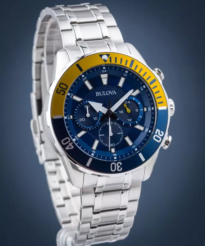 Bulova Sport Blue Chronograph Men's Watch 98A245