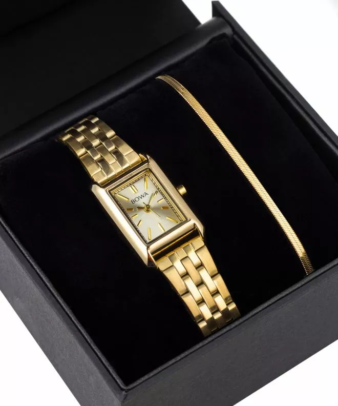 BOWA Paris Full-Gold Steel 20 Gift Set ladies watch PS194-44-144S-419-03