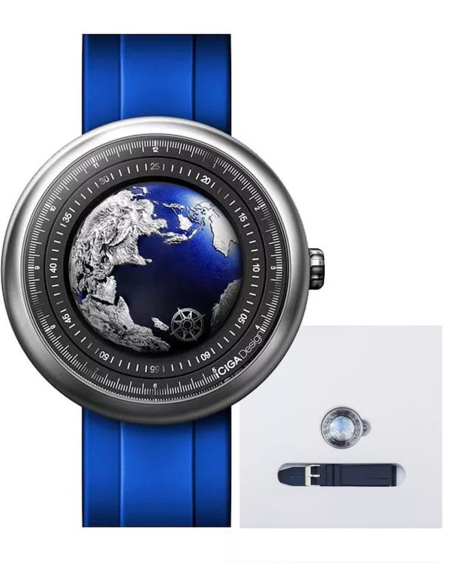 Ciga Design Blue Planet GPHG watch U031-SU01-W6U
