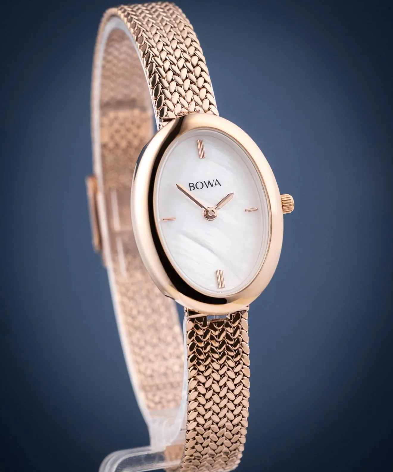 BOWA Oslo Pearl Rose-Gold Mesh 23 ladies watch OS237-157-107M