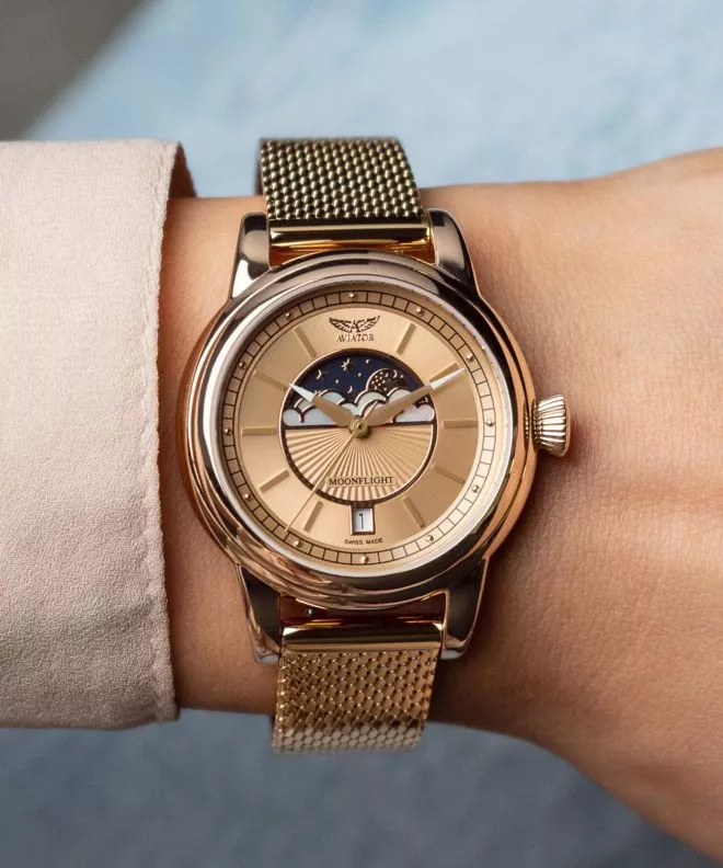 Aviator Douglas Moonflight Limited Edition watch V.1.33.2.260.5