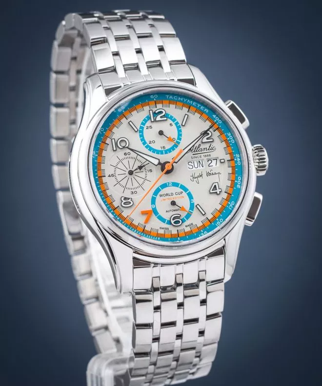 Atlantic Worldmaster Prestige Valjoux Chronograph Krzysztof Hołowczyc SET Limited Edition  watch 55858.41.29LE