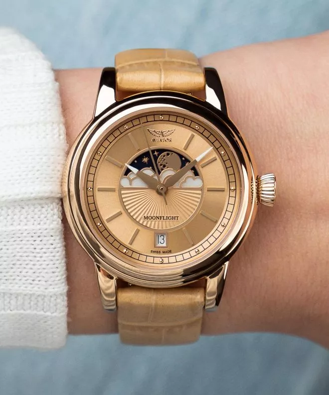 Aviator Douglas Moonflight ladies watch V.1.33.2.260.4