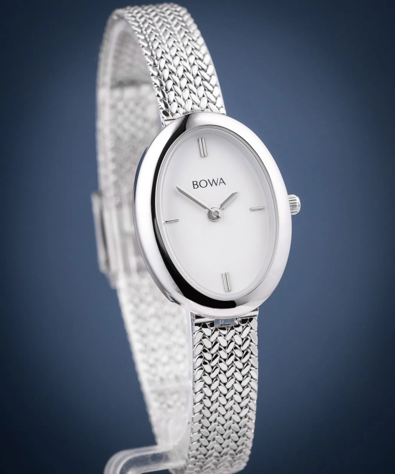 BOWA Oslo White-Silver Mesh 23 ladies watch OS235-25-105M