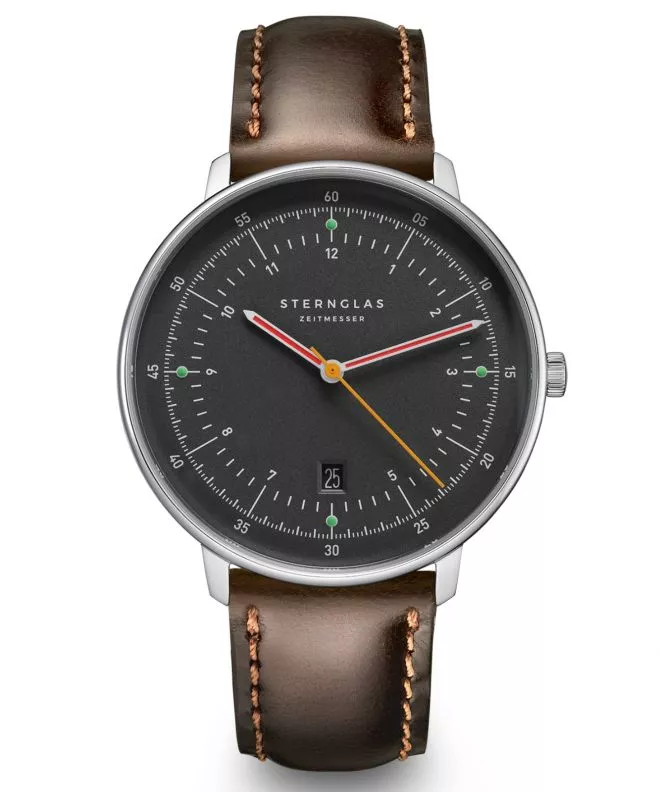 Sternglas Hamburg Neugraphite watch S01-HH39-BR03
