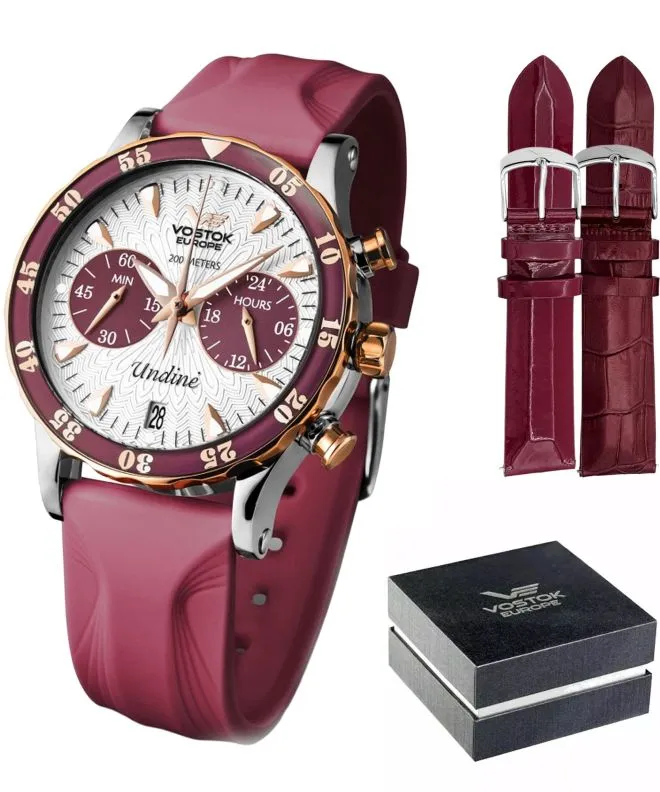 Vostok Europe Undine Chronograph Women's Watch Limited Edition VK64-515E567