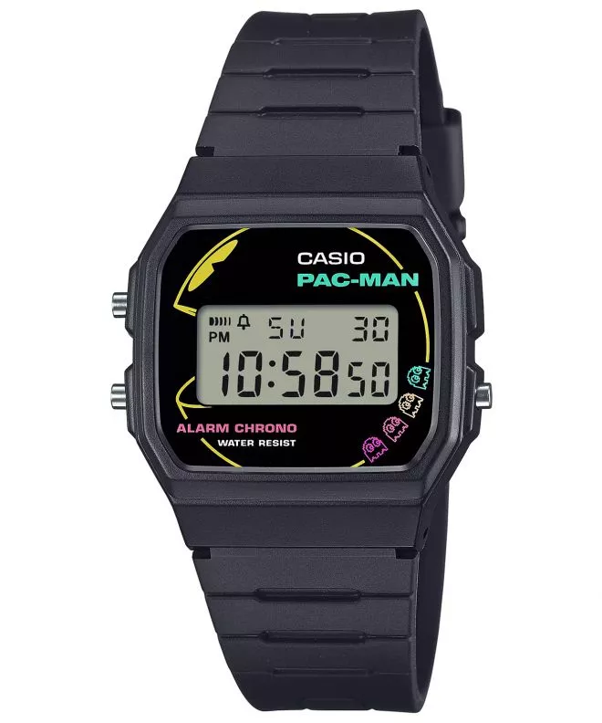 Casio Timeless Collection x Pac Man watch F-91WPC-1AER
